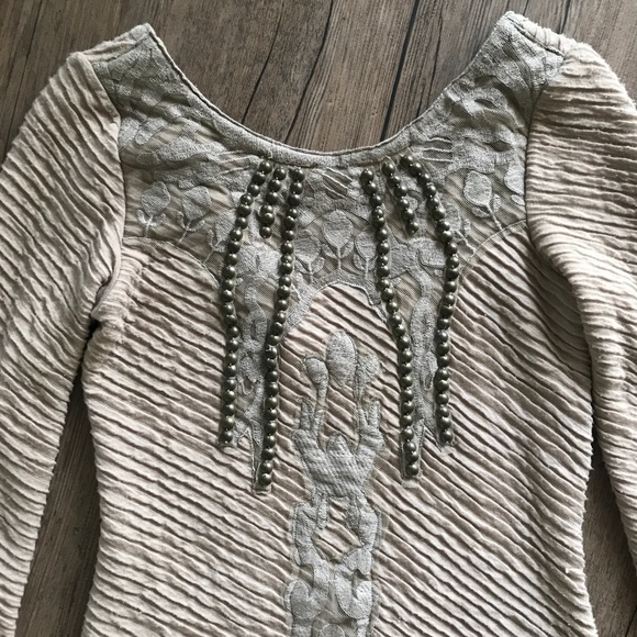 Free People Dresses & Skirts - Free People Tan Bodycon Dress